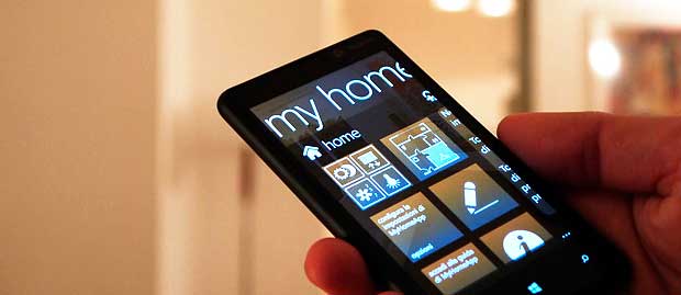 Gestione impianto domotico da distanza tramite smartphone e tablet